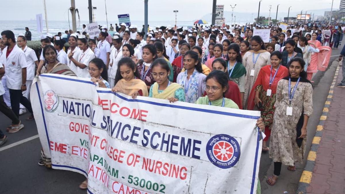 Eye donation awareness rally held in Vizag