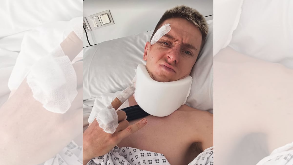 Pogacar, estable tras su primera noche en el hospital, será operado en Barcelona cuando mejore tras la conmoción cerebral