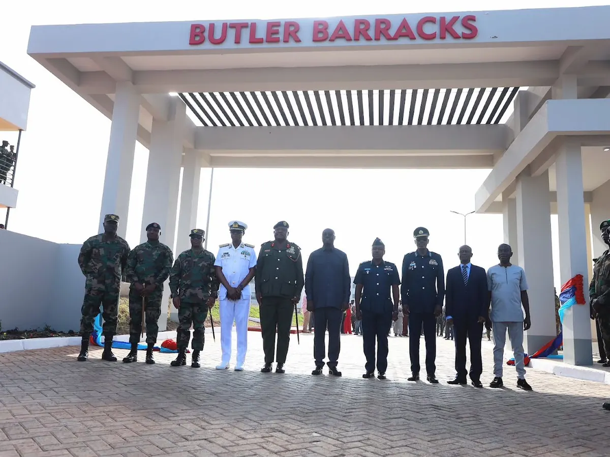 Dr. Ato Forson commissions Butler Barracks as he wraps up role as acting Defence Minister
