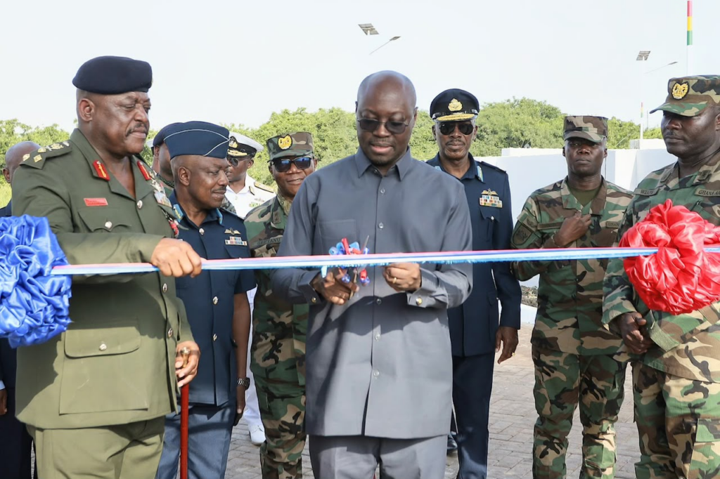 Dr. Ato Forson commissions Butler Barracks as he wraps up role as Acting Defence Minister