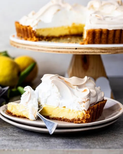 South African lemon meringue pie recipe with a creamy condensed milk filling