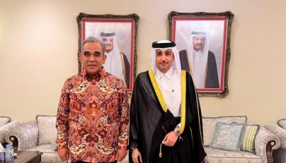 Speaker of Indonesian People's Consultative Assembly meets Qatar's Ambassador