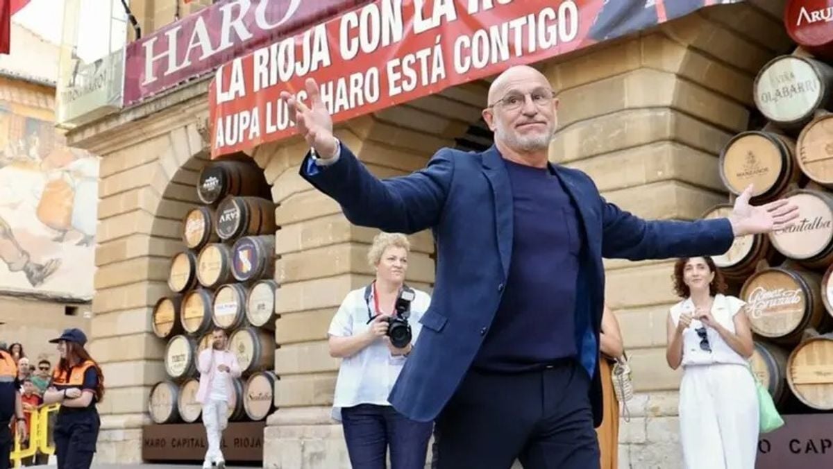 Spain coach Luis de la Fuente receives hero’s welcome in hometown Haro