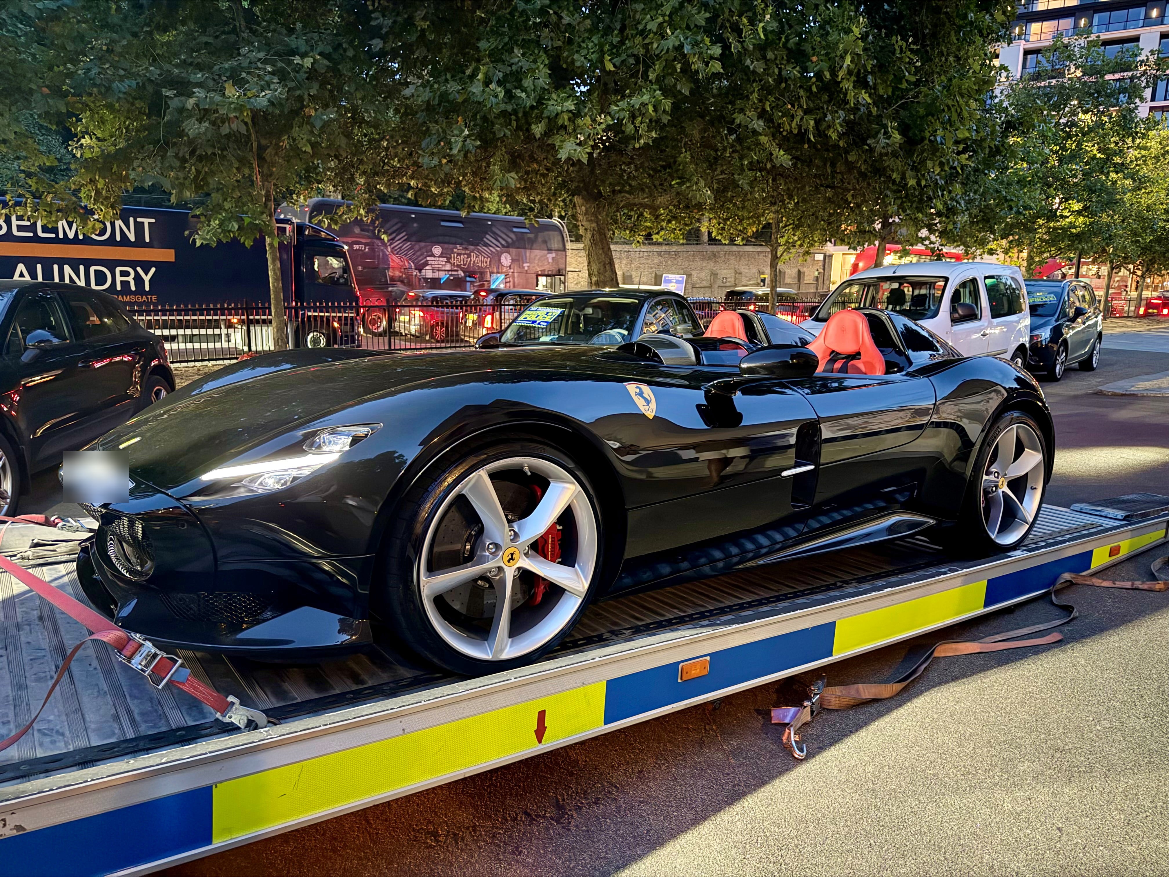Ferrari Monza worth £3.7m among 90 vehicles confiscated in London supercar crackdown