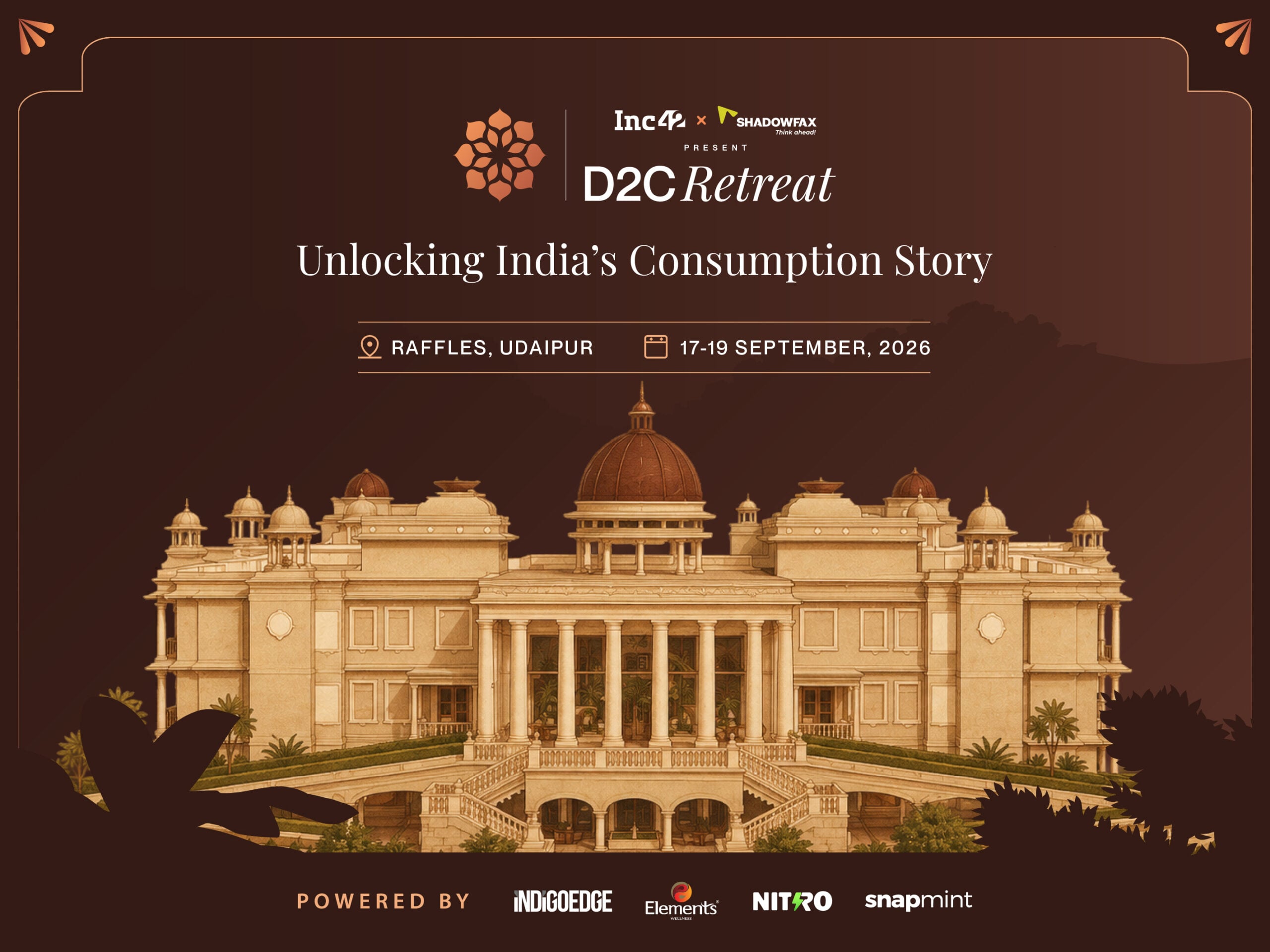 Announcing The D2C Retreat 2026 | 70+ Consumer Brand Founders, ₹30,000 Cr+ In Revenue, Everything Off-Record