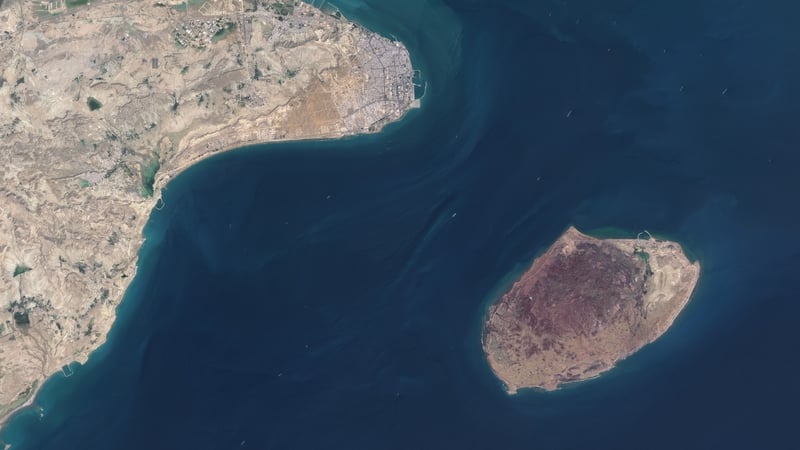 US strikes Iranian island in first attacks since July