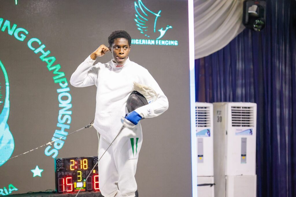 16-year-old Esiovwa-Thompson wins Nigeria’s first gold medal at Commonwealth Fencing Championships