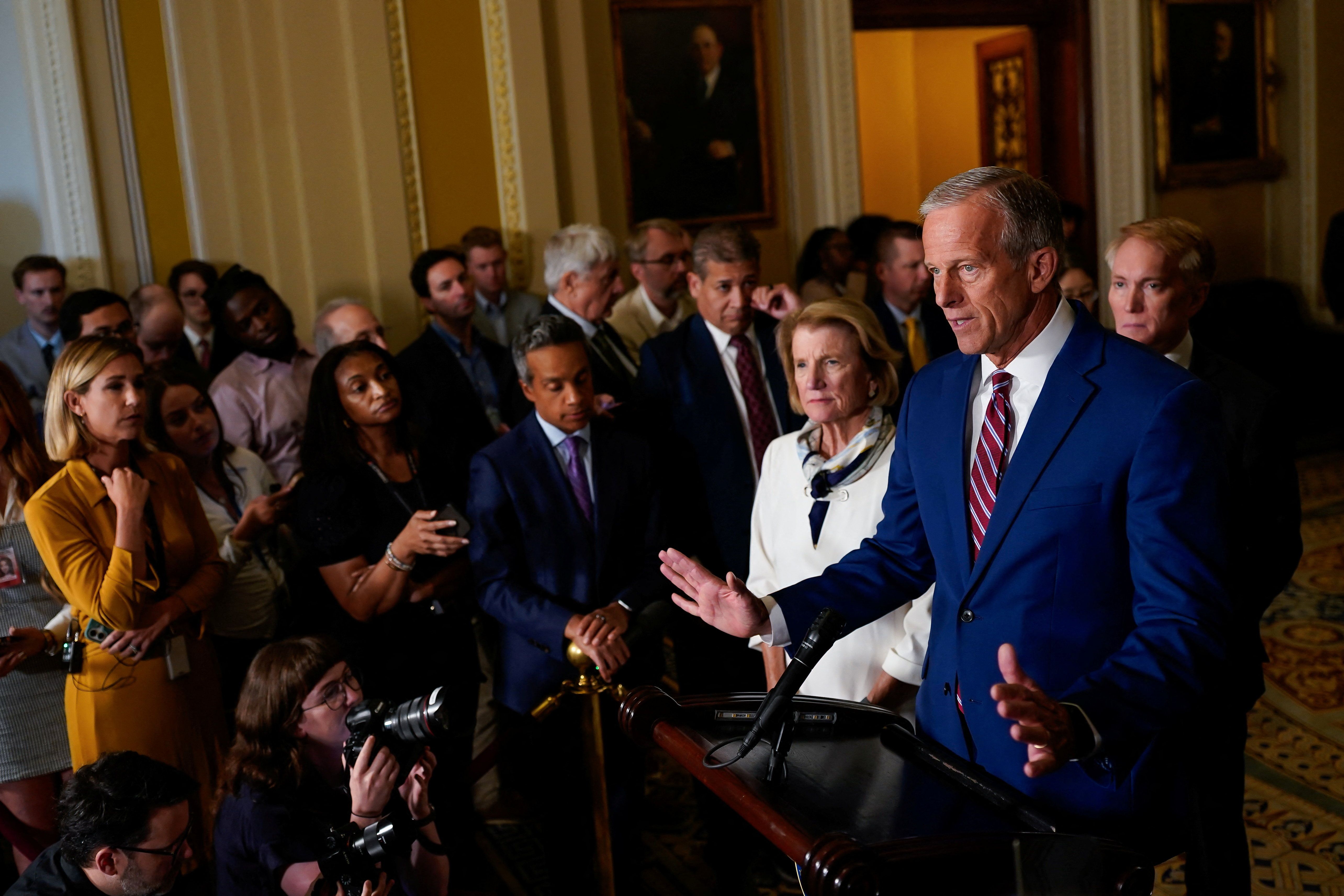 Republicans punt Trump’s difficult agenda to fall