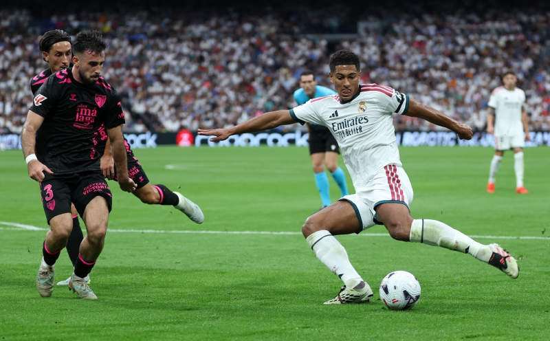 Bellingham, Mbappe fire as Real Madrid ease to Malaga win
