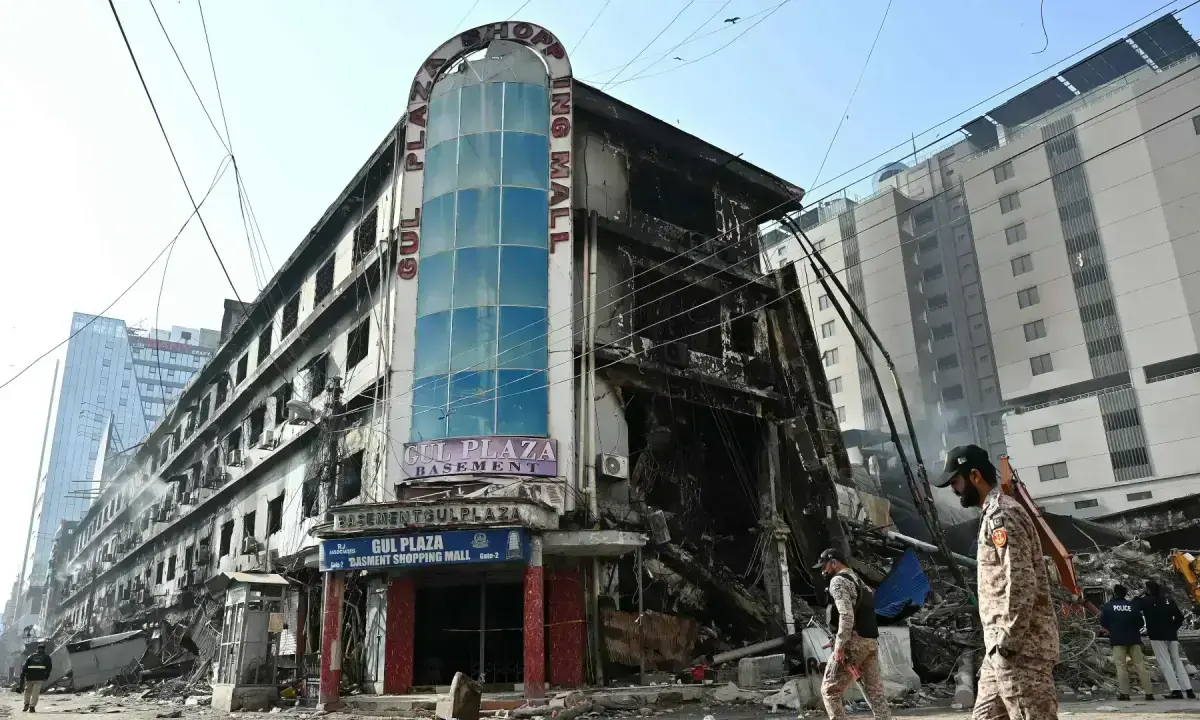 Gul Plaza fire commission blames no single entity or person directly