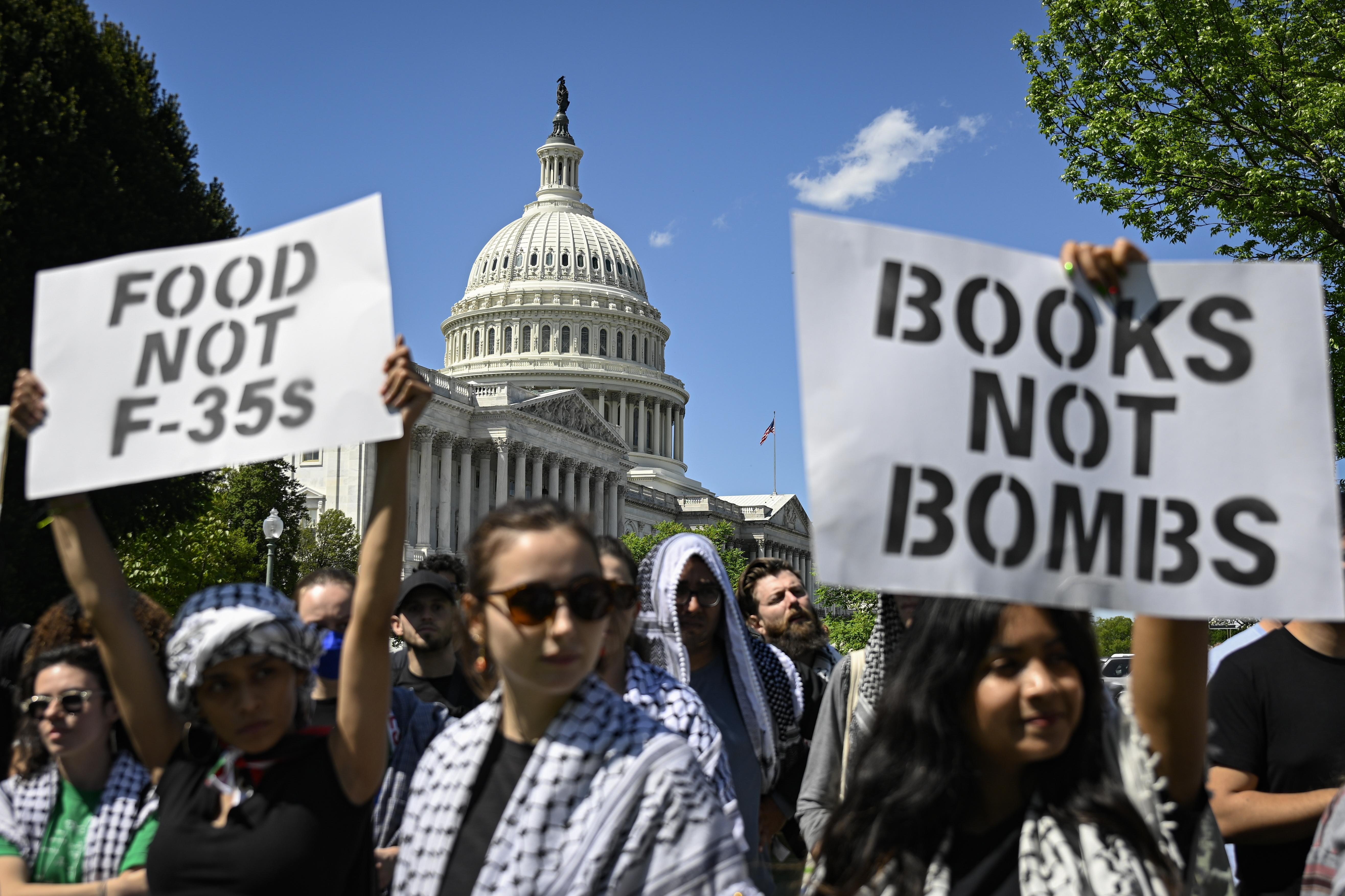 The left is winning the argument on aid to Israel. The next step will be harder.