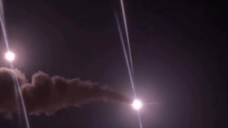 Iran retaliates after first US strikes in a month