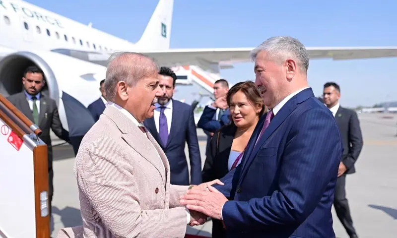 PM Shehbaz reaches Kyrgyzstan on three-day visit for SCO summit
