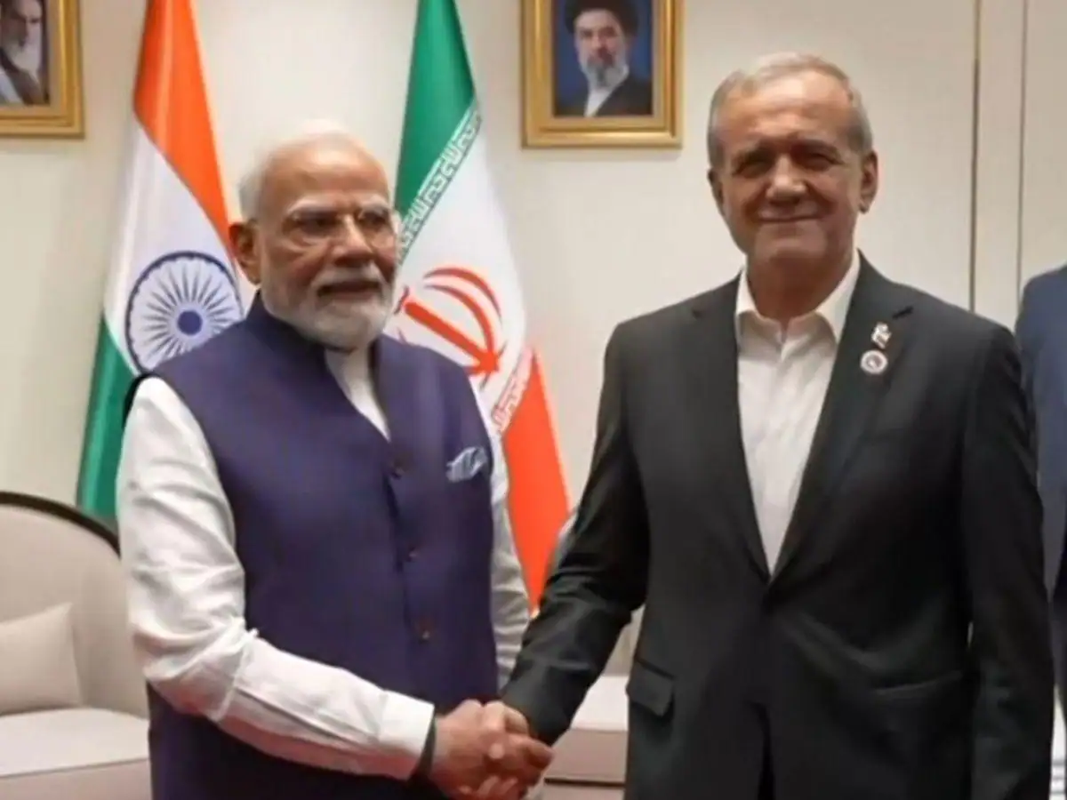 PM Modi meets Iranian President Pezeshkian on sidelines of SCO summit