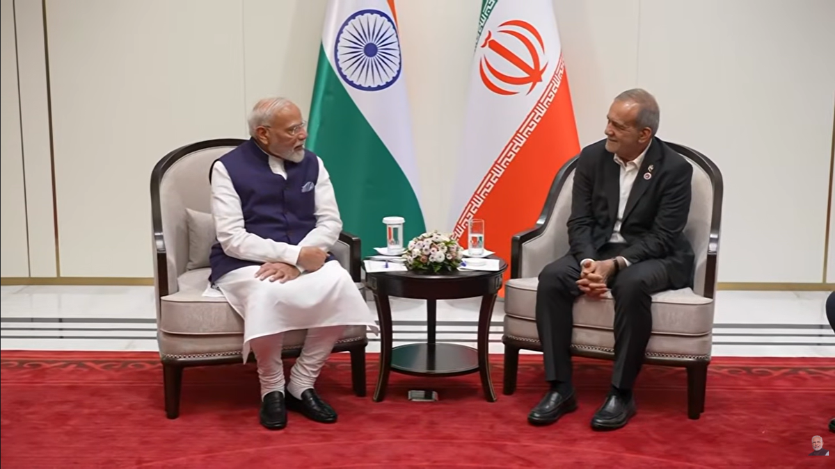 PM Modi meets Iran President Masoud Pezeshkian on the sidelines of SCO summit in Kyrgyzstan