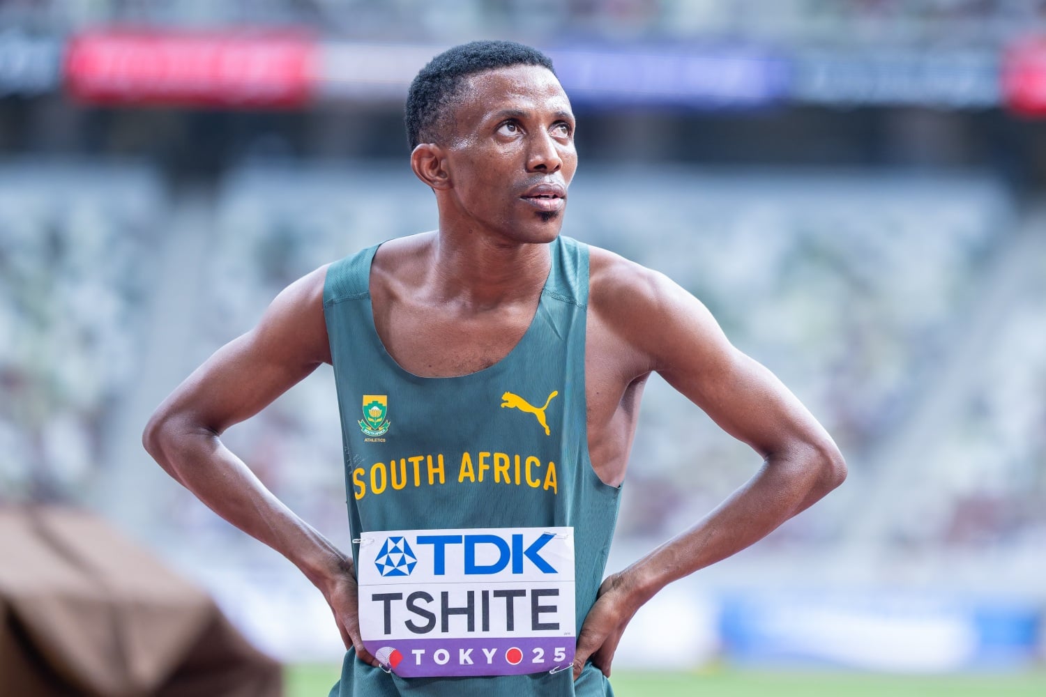 Middle-distance specialist Tshepo Tshite prepares to take another step up
