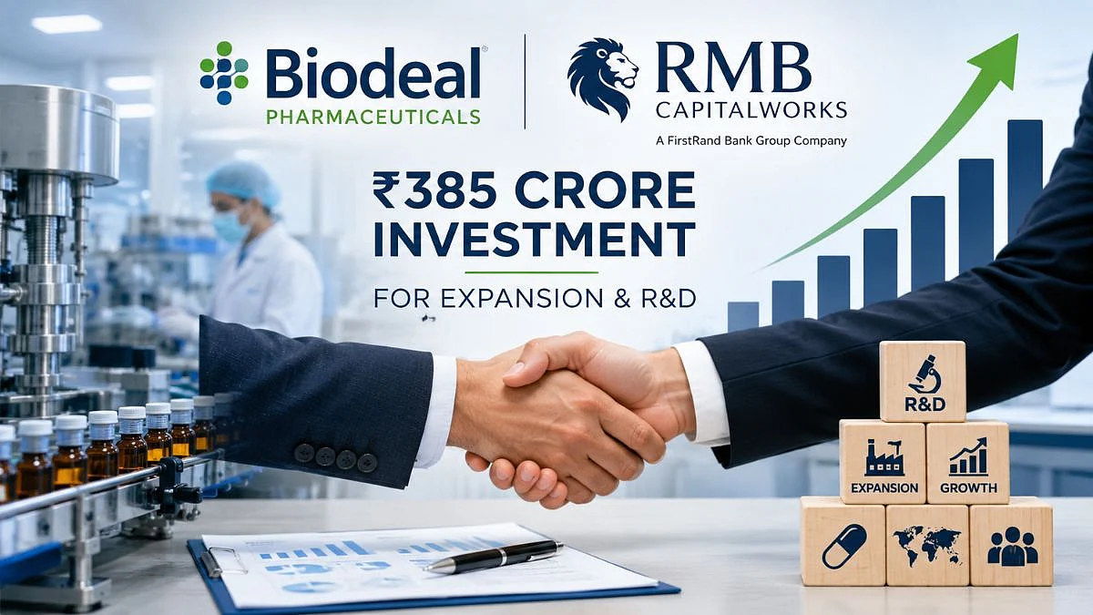 Biodeal Pharmaceuticals Raises ₹385 Crore From RMB Capitalworks For Expansion And R&D