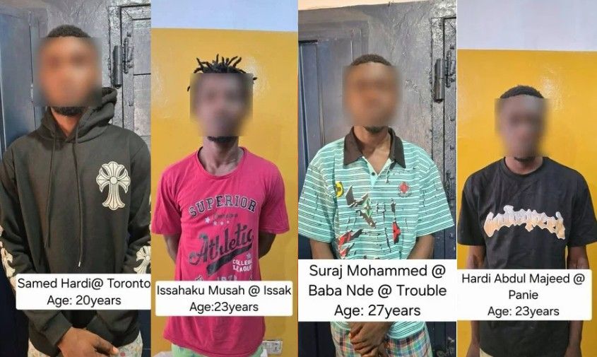 Ashanti: Police arrest six suspected members of armed robbery syndicate