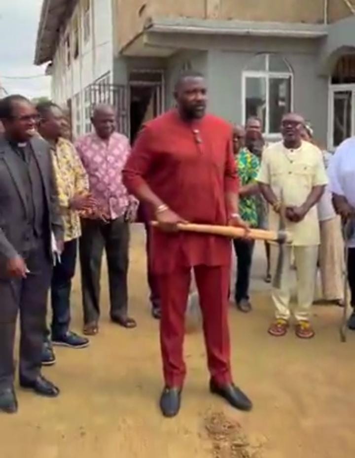 Ayawaso West Wuogon MP cuts sod for new SHS, targets completion in 9 months