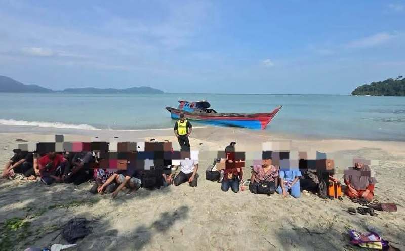 MMEA, GOF foil attempt to smuggle 34 illegal immigrants by sea into Perak