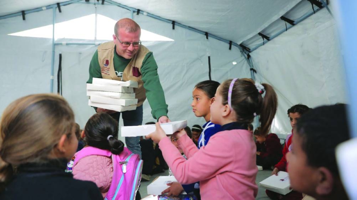 Qatar Charity Delivers High-Impact Education Projects in Gaza