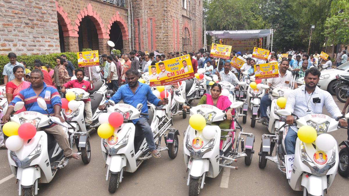 51 persons with disabilities get three-wheel bikes