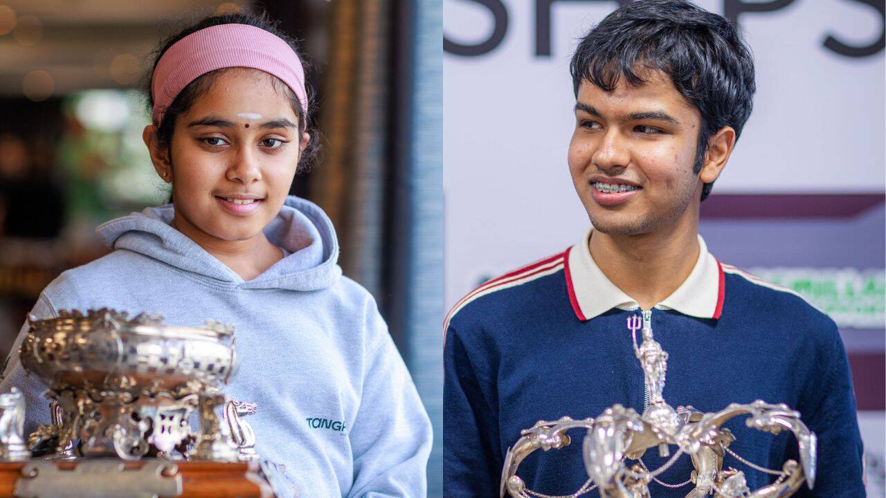 Indian-origin teenagers Bodhana, Shreyas become British chess champions