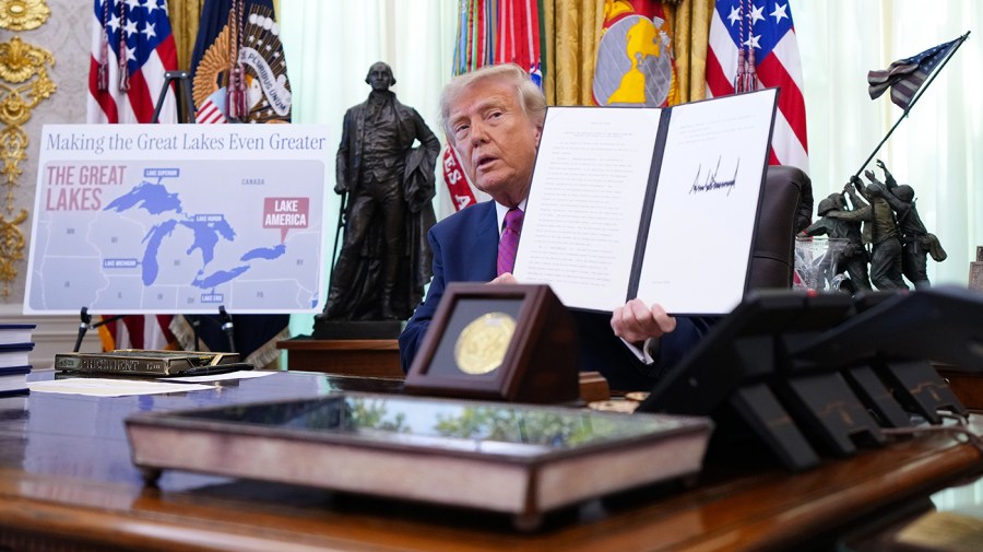 House Dems move to block Trump's attempted renaming of Lake Ontario