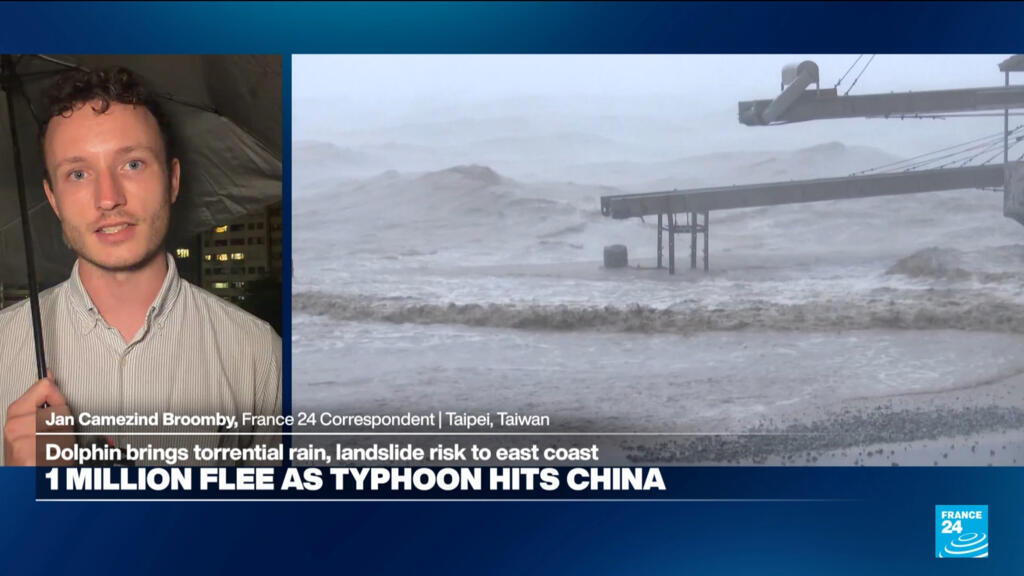 Typhoon Dolphin, "the biggest storm China has seen this year"