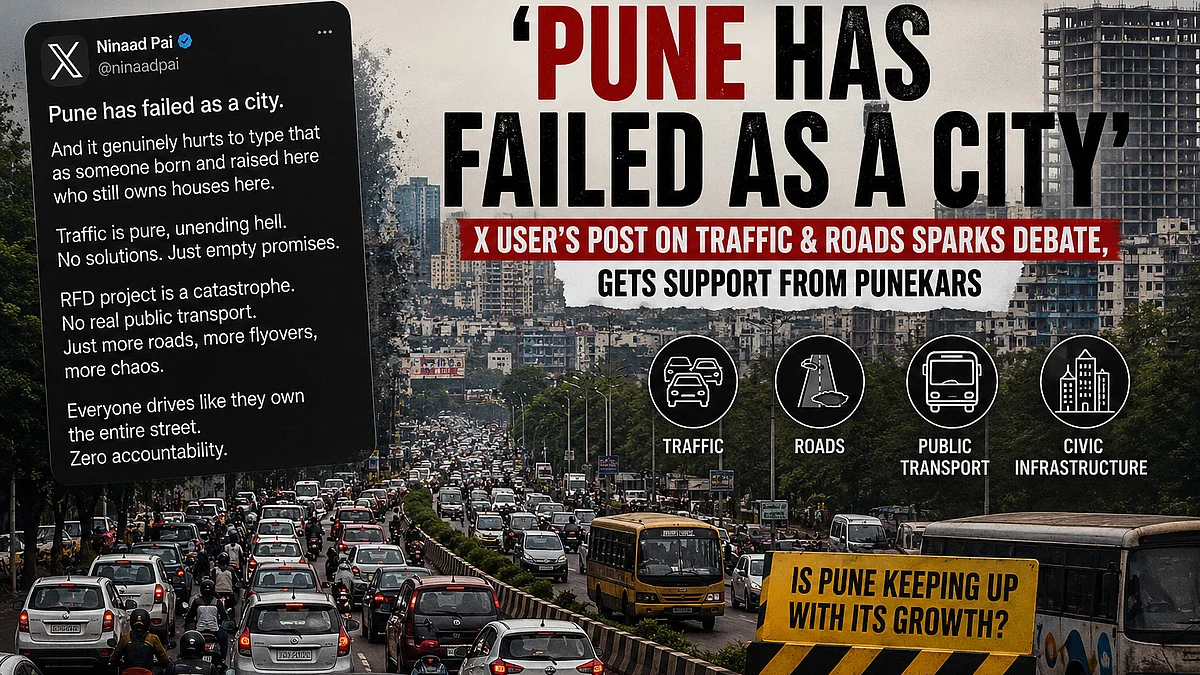 ‘Pune Has Failed As A City’: X User’s Post On Traffic & Roads Sparks Debate, Gets Support From Punekars