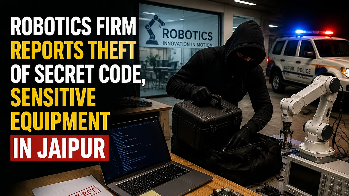 Jaipur Police Probe Alleged Theft Of Defence Robotics Technology, Secret Coding And Sensitive Equipment