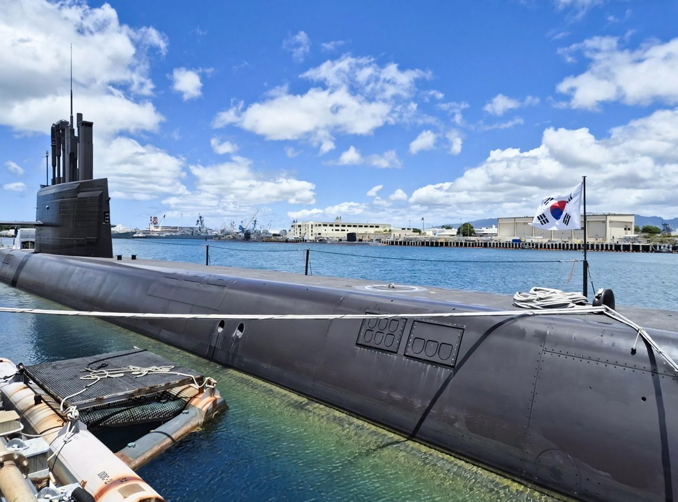 Navy's flagship submarine returns after longest voyage across Pacific
