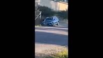Video: Teenage moped driver's high-speed takedown