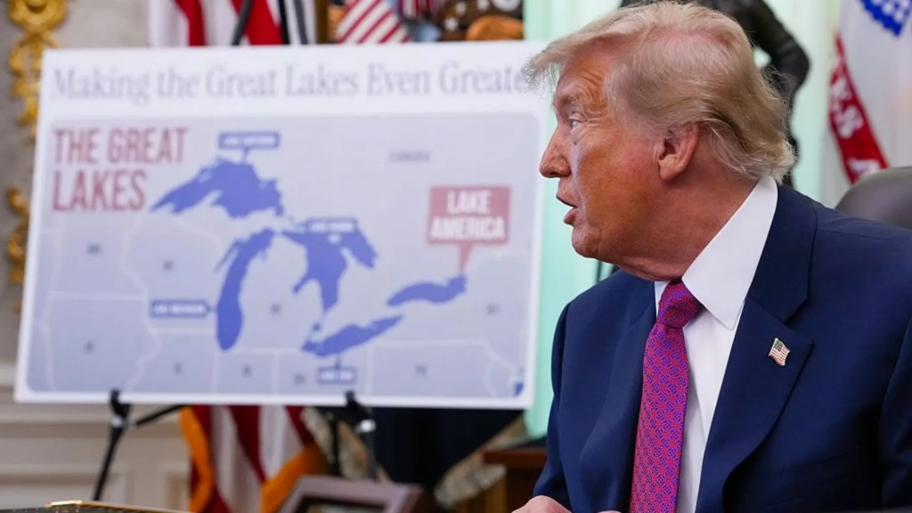 Trump pushes Apple to change ‘Lake Ontario’ to ‘Lake America’ on its maps
