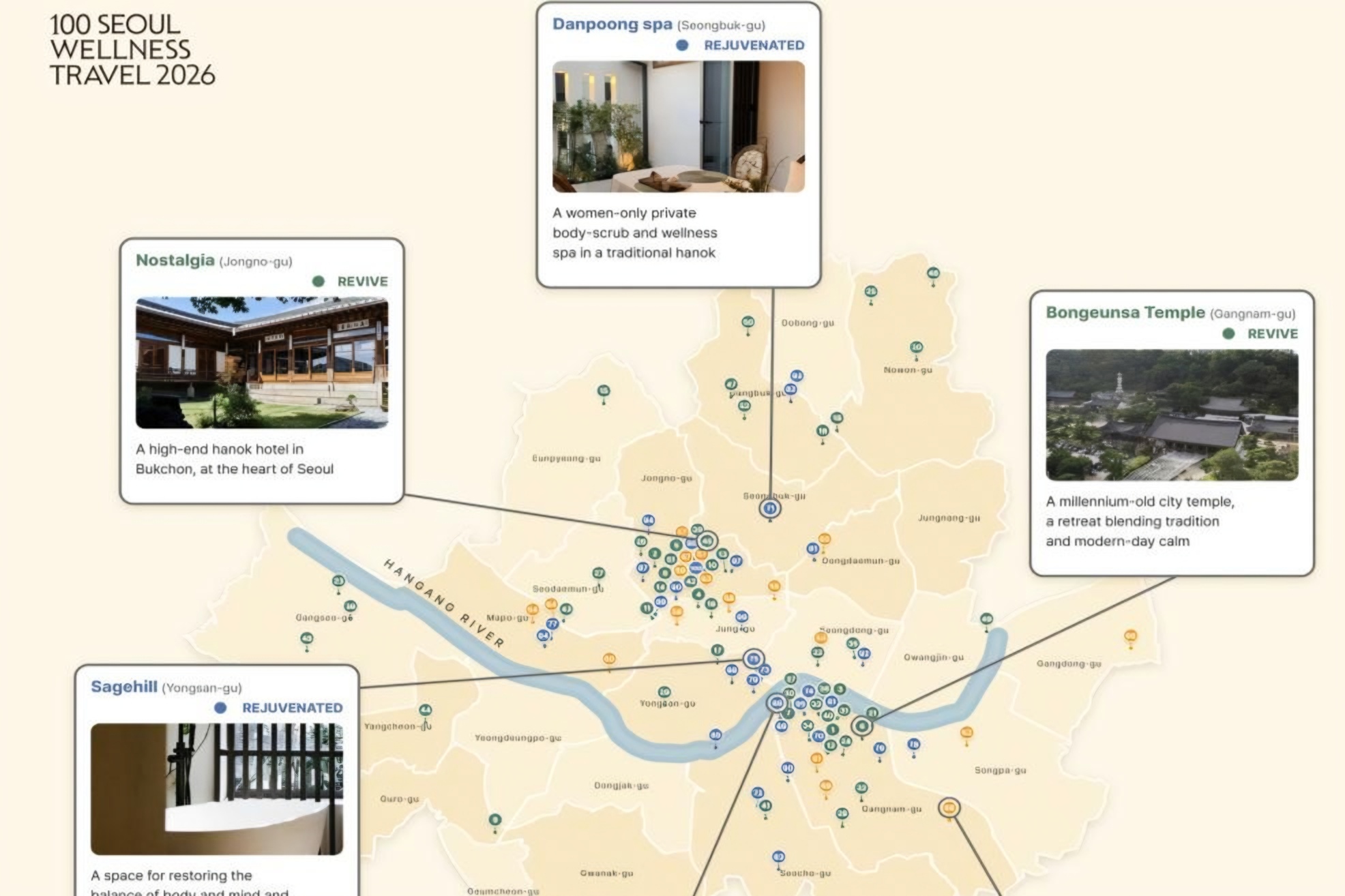 Seoul redefines urban wellness with 100 top spots