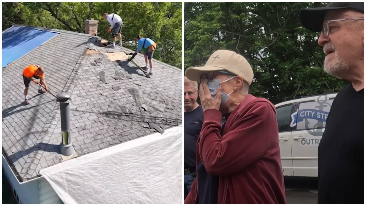 Brothers give free roof, then transform home for couple facing cancer