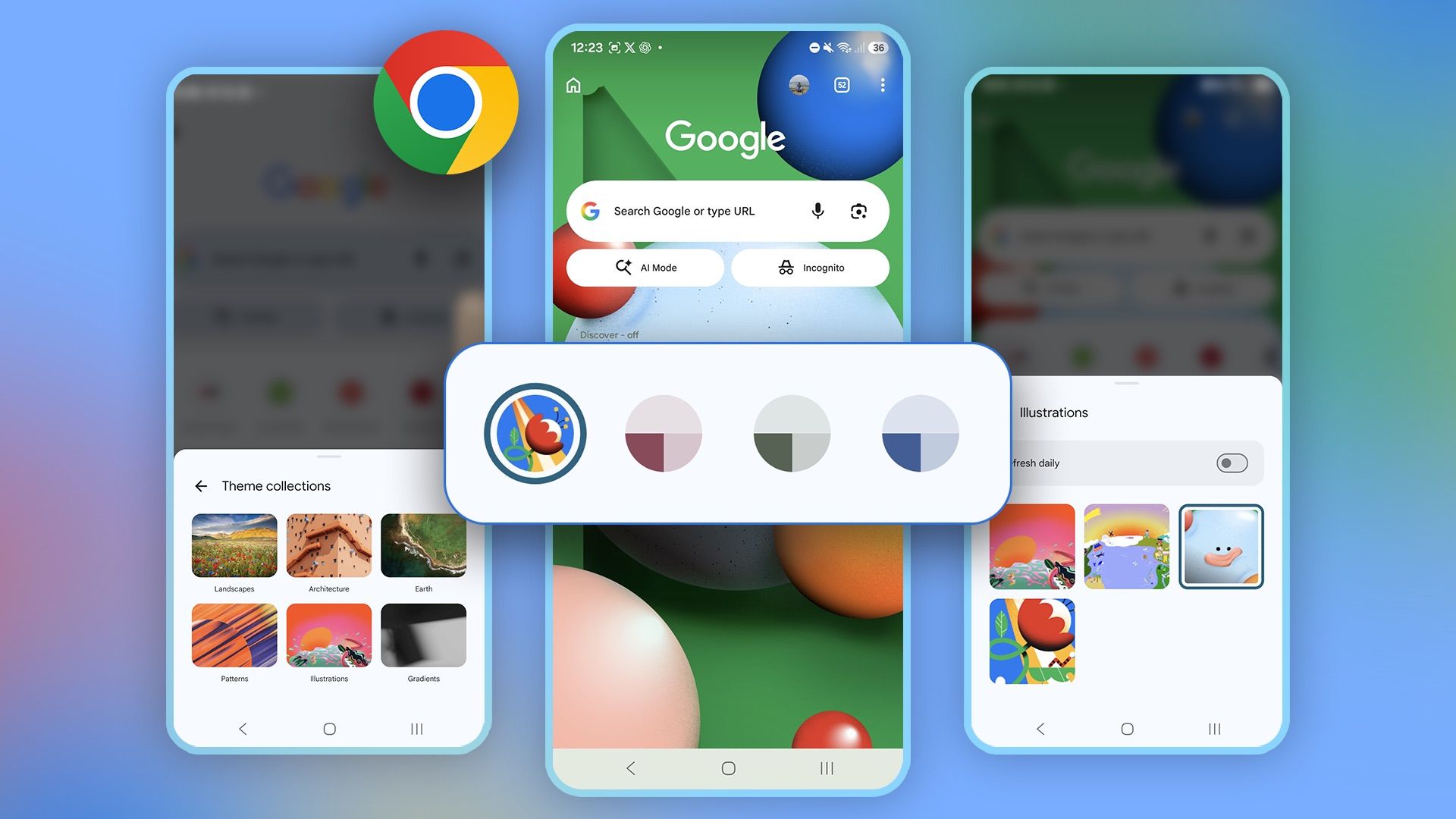 I finally got the Chrome customization I've been waiting for on Android