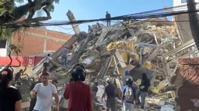 Strong quake rocks Colombia, causing extensive damage