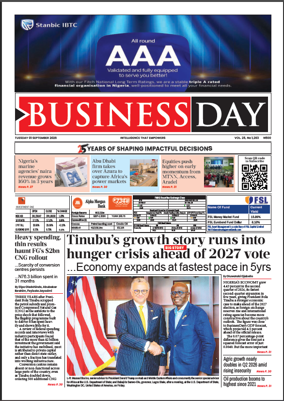 BusinessDay 01st Sep 2026