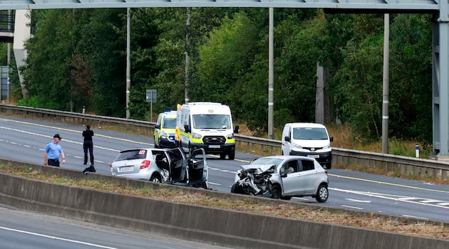 Car involved in M50 crash that left nine in hospital was stolen before incident