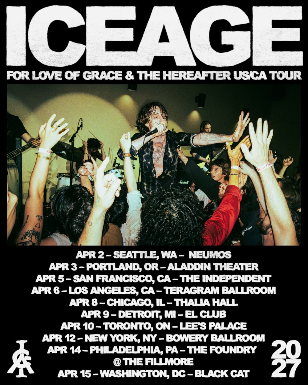 Iceage Announce Spring 2027 North American Tour