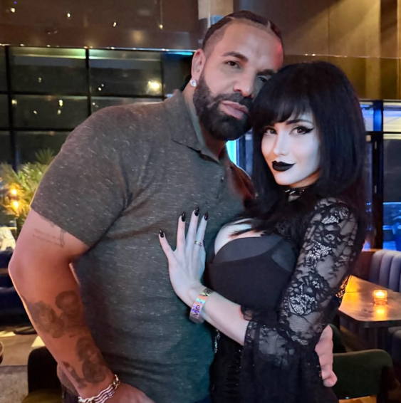 Drake Finally Found A Goth Baddie To Bark At