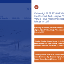 EDF: Drone threat warning lifted across Estonia
