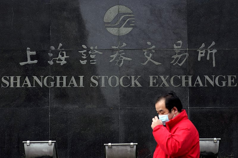 China’s stocks flat as defensive gains offset tech weakness