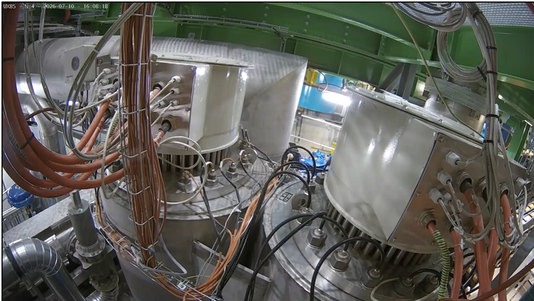 The LHC is being warmed up from near absolute zero to room temperature