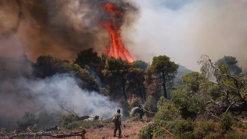 Two dead after firefighting helicopters crash in Greece