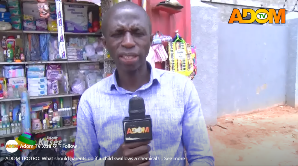 Adom Trotro: What should parents do if a child swallows a chemical? [Video]