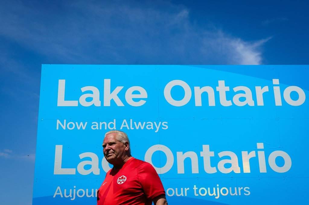 Doug Ford’s symbolic Lake Ontario sign cost $25k: Premier’s office