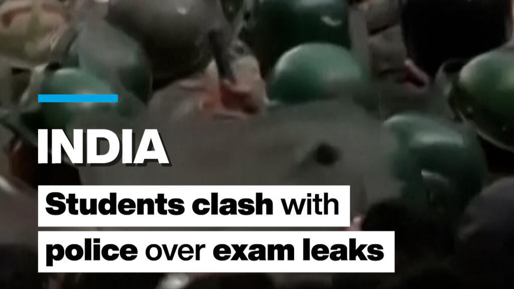 India: Students clash with police over exam leaks