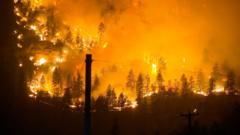 'That fire came so fast': Wildfire rages in British Columbia